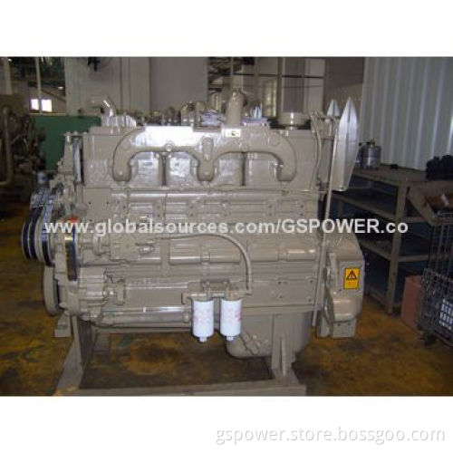 24V electric motor starters, in-line, 6 cylinders, turbocharged, marine engines for gen set